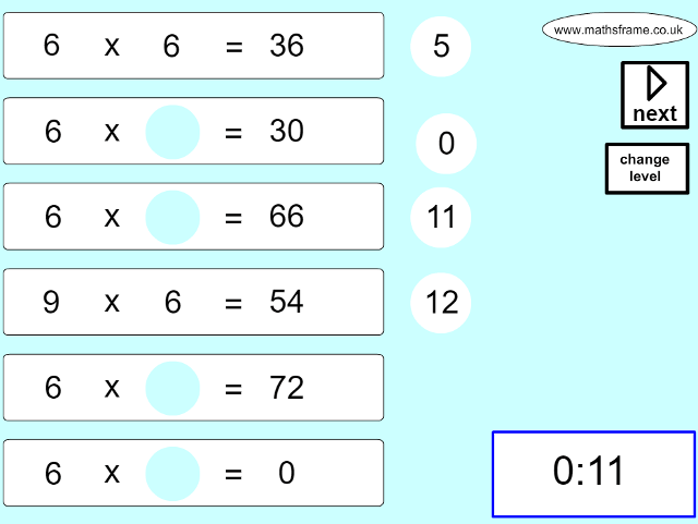 multiplication--rapid-recall