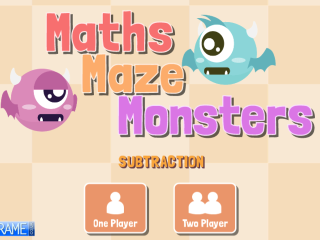 Maths-Maze-Monsters-Subtraction
