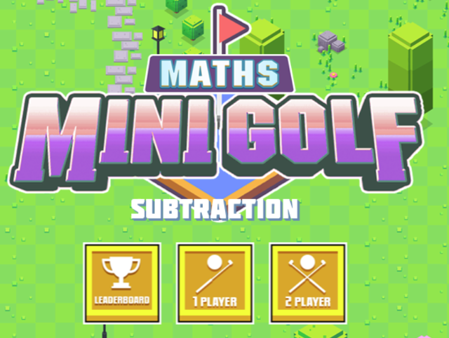Subtraction-Mini-Maths-Golf