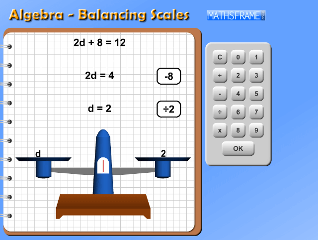 Algebra-Balancing-scales