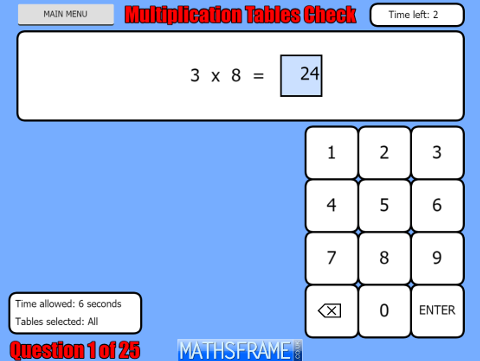 times tables games year 4